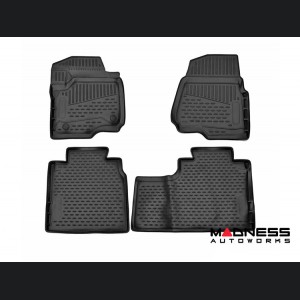 Ford F-250 Floor Liners - 3D Molded - Front + Rear - 4 Door